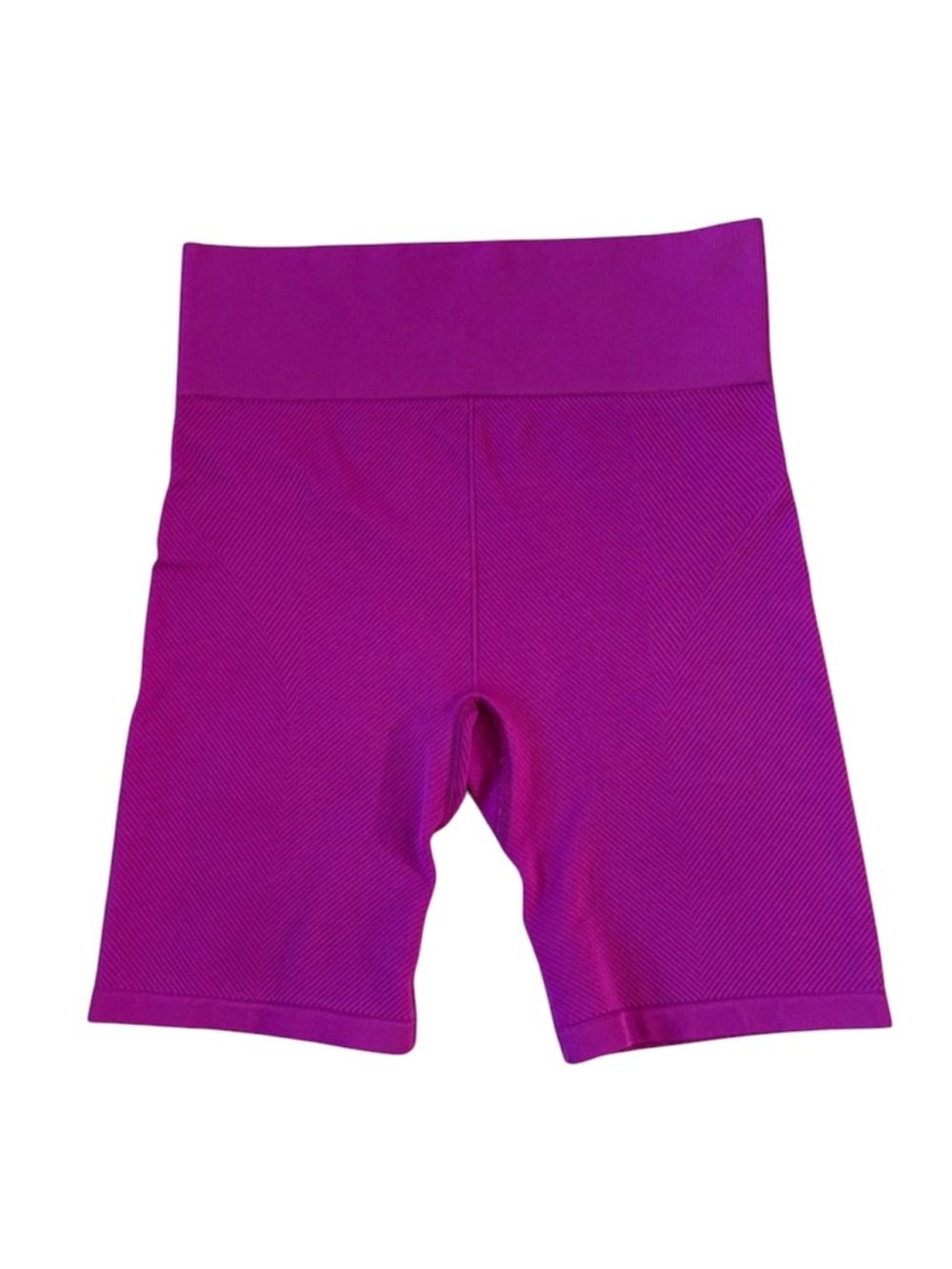 New Balance Purple Magenta Ribbed Biker Shorts Size Medium